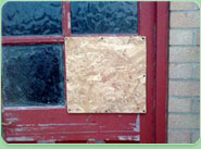 boarded up Sheffield